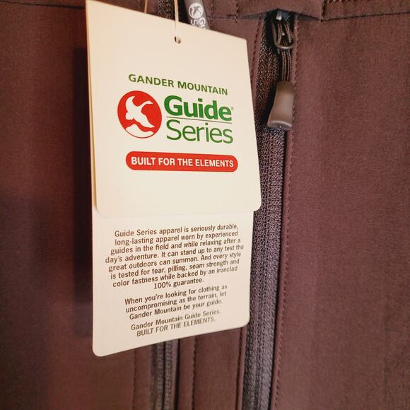 New Gander Mountain Mens black full zip utility performance jacket size XL - Picture 5 of 11